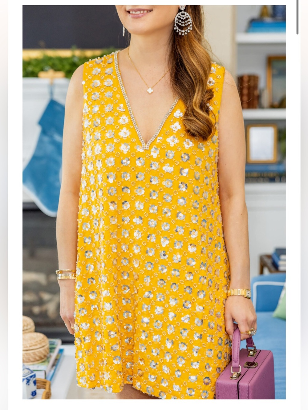 NWT Antonio Melani x The Nat Note Lucia Rhinestone Embellished Mini Dress - Picture 7 of 10